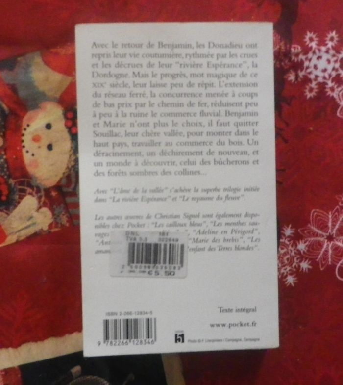 L'âme de la vallée T3 La rivière Espérance de Christian Signol Ed. Pocket - photo numéro 7