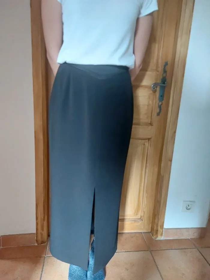 Jupe longue noire femme