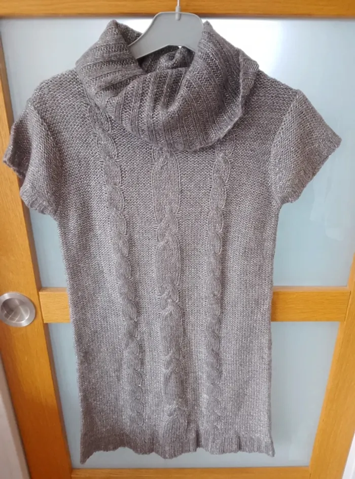 Robe pull à col roulé - Fille 12 ans