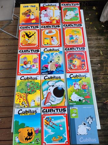 15 BD Cubitus dont tome 1 les nouvelles aventures de cubitus, 6 en EO