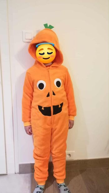 Combinaison citrouille taille 6/7 ans