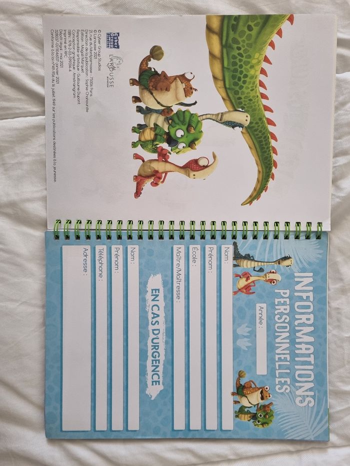 Cahier de texte gigantosorus - photo numéro 3