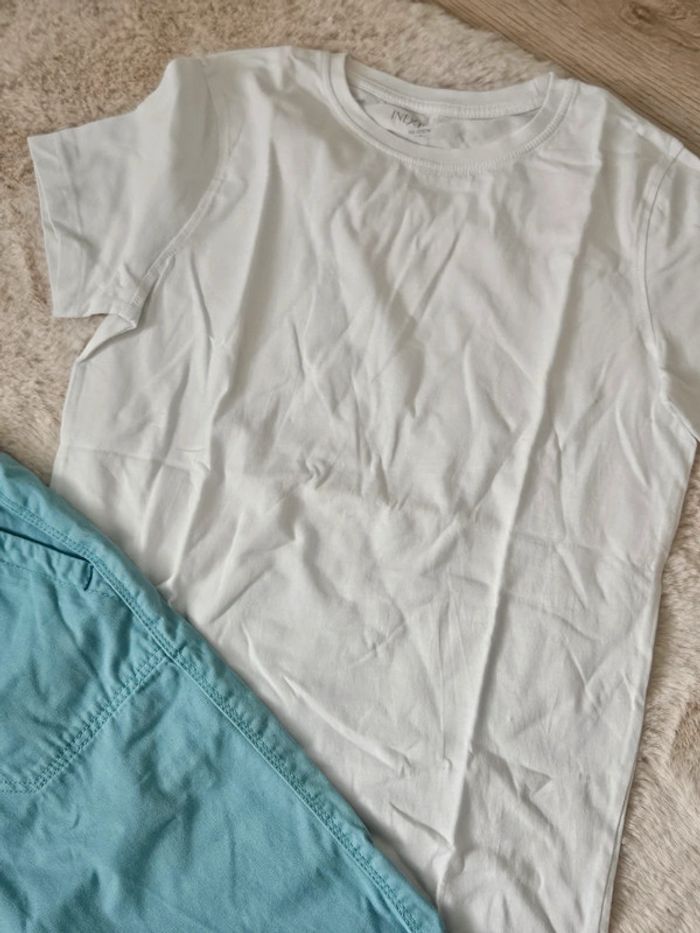 Ensemble garçon bermuda et tee-shirt short 12 ans neuf - photo numéro 3