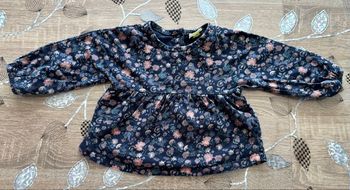 Blouse bébé à fleurs