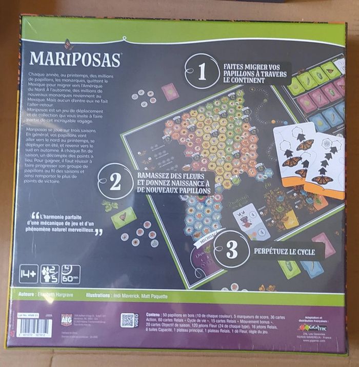 Mariposas - Jeu de société sous emballage - Prix Ferme - photo numéro 2