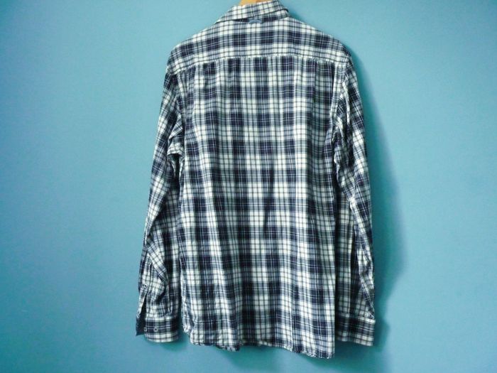 Chemise carreaux Signal homme L 42 manches longues noir blanc TBE - photo numéro 3