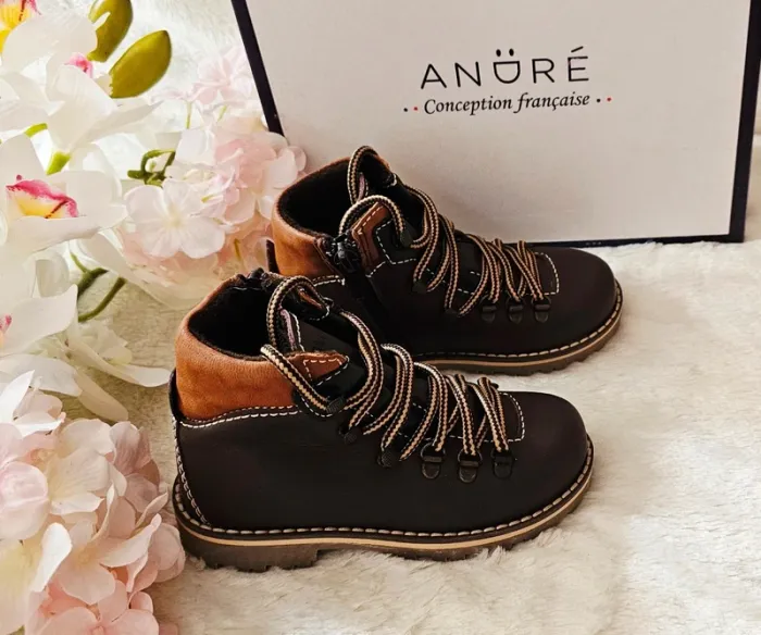 Bottes Bottines Cuir Zip André T24