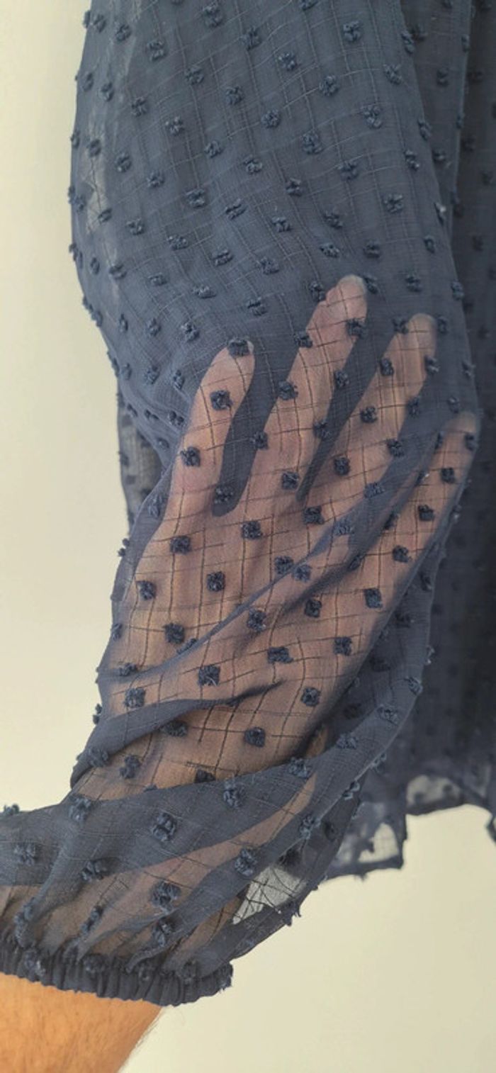 Blouse bleu grain de malice - photo numéro 2