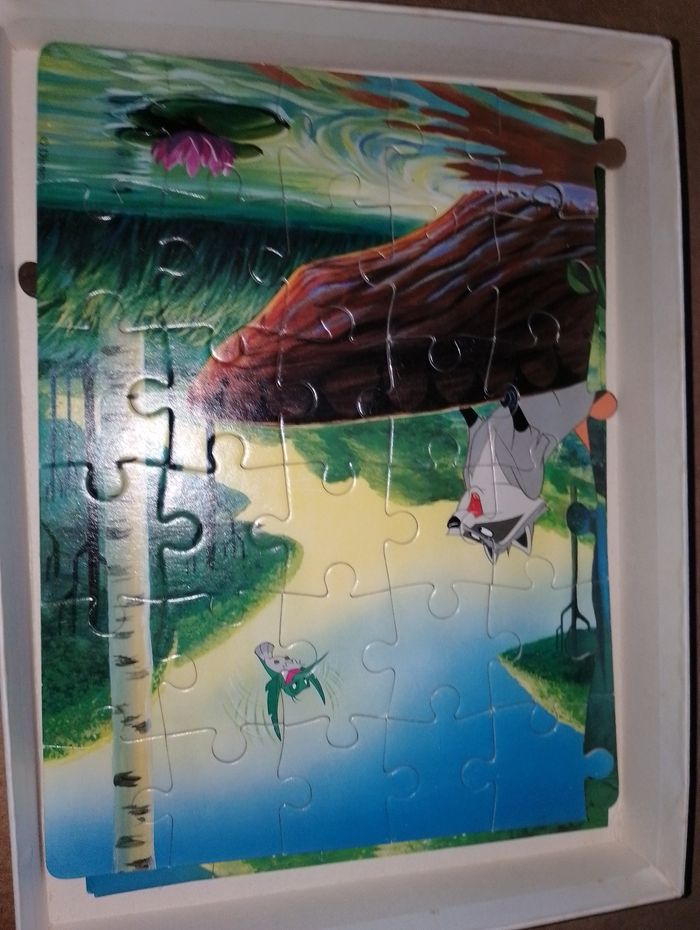 puzzle Pocahontas Disney La pirogue complet - photo numéro 7