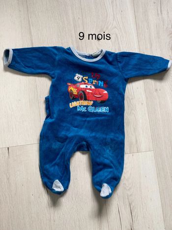 Pyjama cars 9 mois