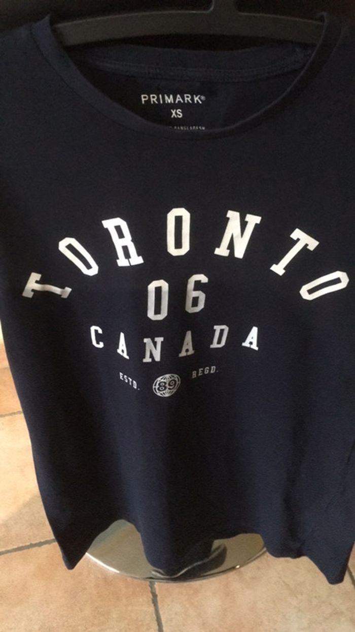 T-shirt bleu marine - photo numéro 4