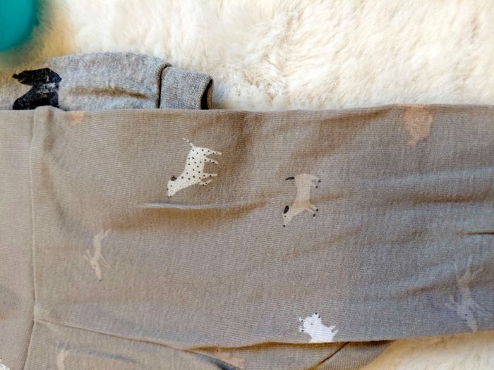 Lot de 2 Leggings 3 6 mois - photo numéro 2