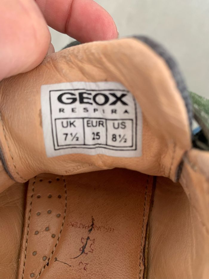 Bottines kaki Geox taille 25 - photo numéro 7