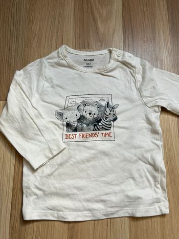 T-shirt manches longues 9 mois Kiabi