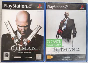 Lot de 2 Jeux PS2 Hitman Contract et 2 Version Française