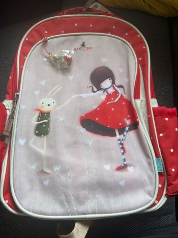 Sac d’école santoro longueur 44cm largeur 30 cm (sac neuf)