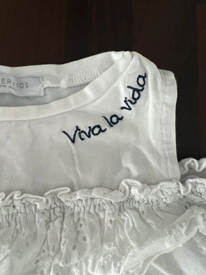 Petit haut fille taille 5 ans en parfait état 95% coton - photo numéro 3