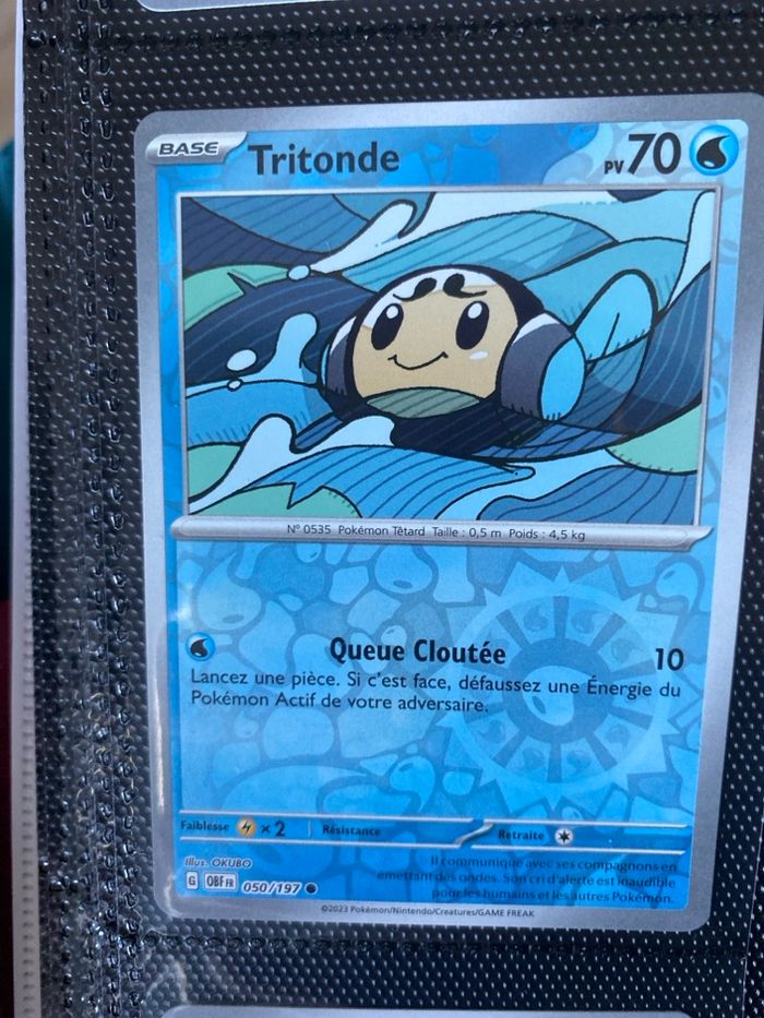 Carte Pokémon reverse neuf