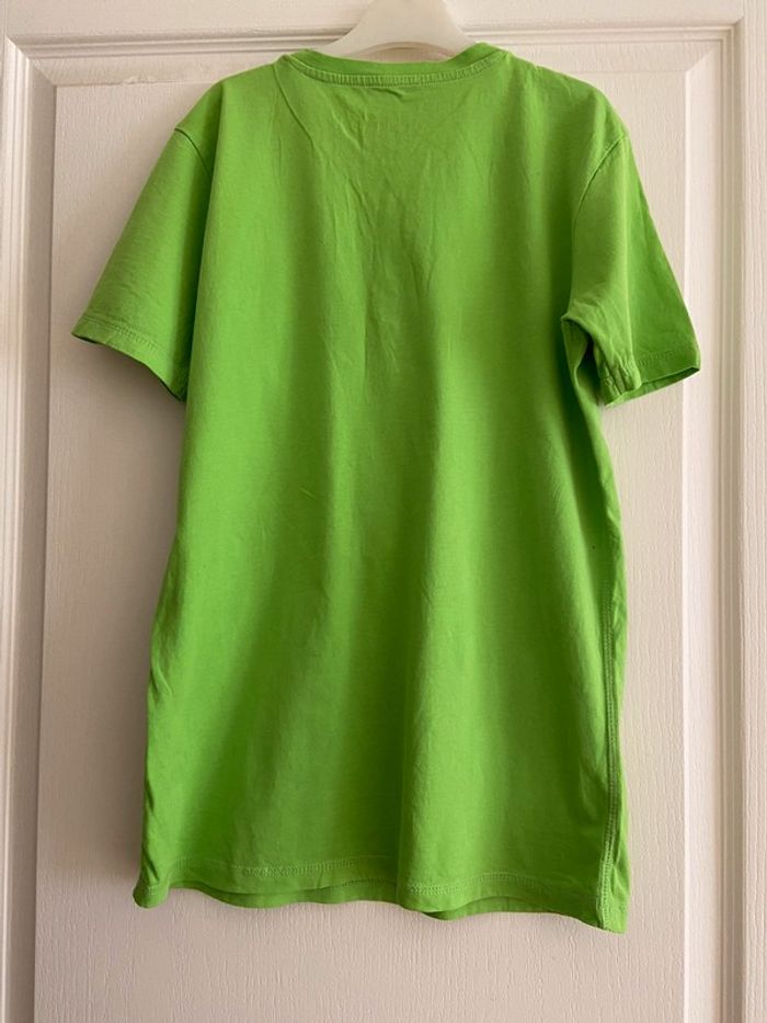 Tee-shirt vert We taille 14 ans 158-164 100% coton, manches courts, col en V, neuf - photo numéro 9