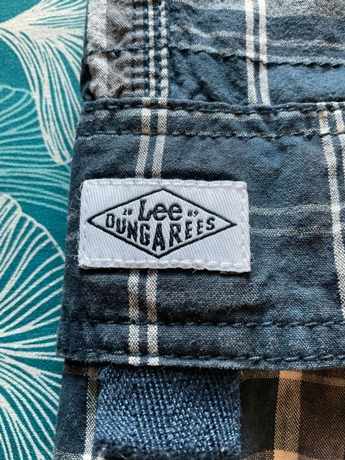 Short cargo bleu marine écossais à carreaux pour homme Lee taille W34 FR44 446 - photo numéro 3