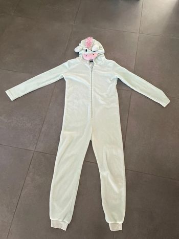 Combinaison pyjama fille enfant vêtement licorne 12 ans