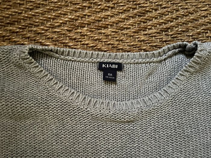Pull gris fille Kiabi 10 ans - photo numéro 2