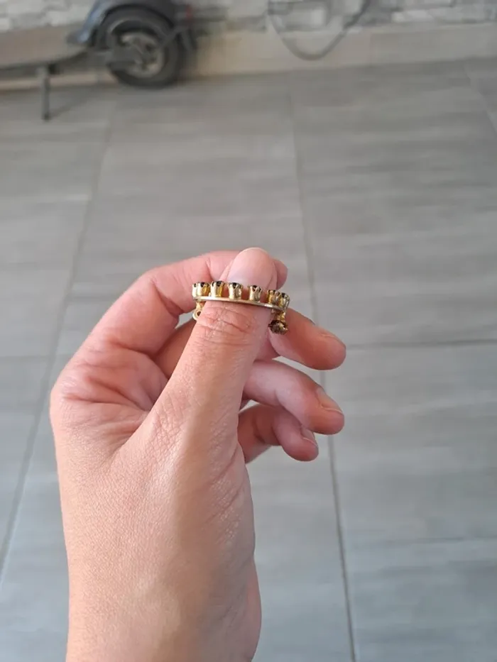 Broche ronde vintage - photo numéro 2