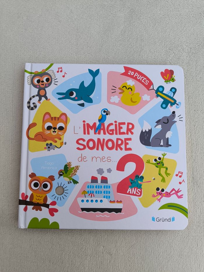 Livre L'imagier sonore de mes 2 ans Gründ - photo numéro 2