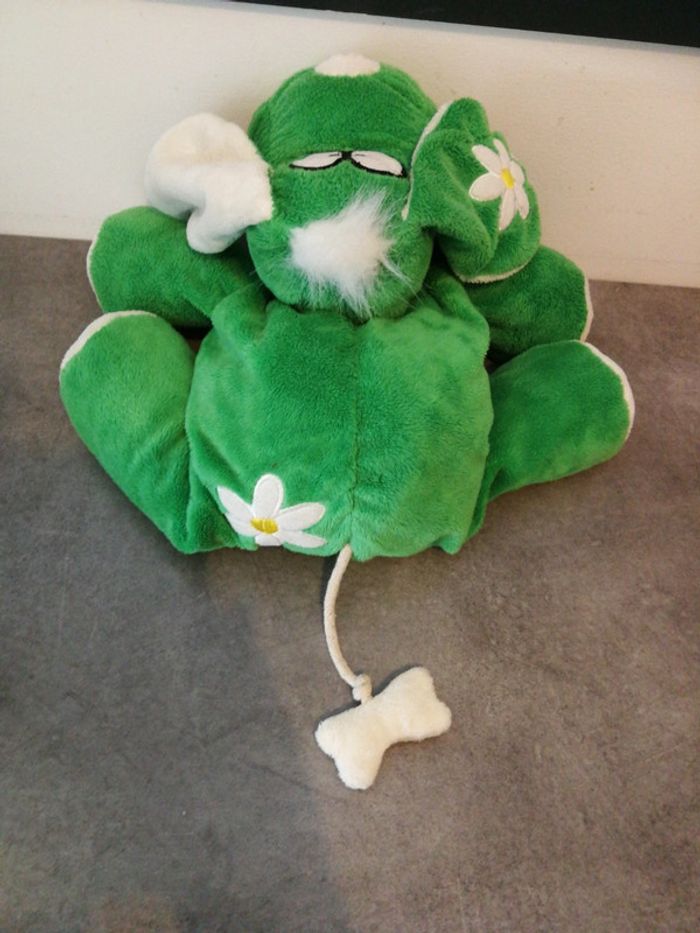 Peluche doudou chien hippie tout doux 45 cm - photo numéro 5