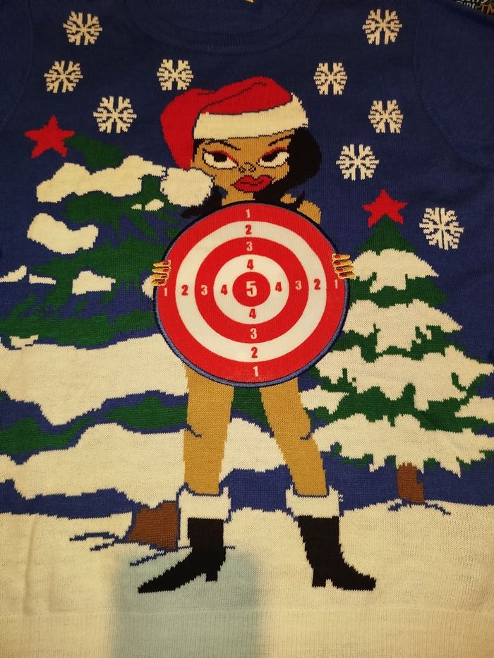 🎯 Pull de Noël d’exception T.S– pour ceux qui visent juste ! 🎯 - photo numéro 2