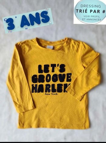 Tee  shirt  3  ans  manches longues