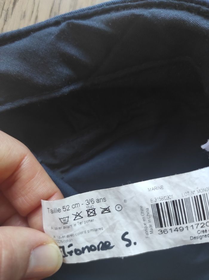 Casquette 52cm - photo numéro 2