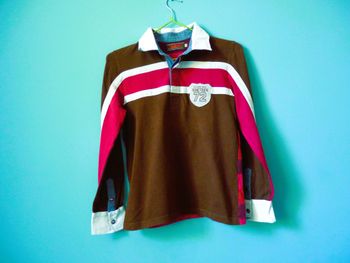 Polo garçon Catimini 10 ans blason 1972 TBE manches longues