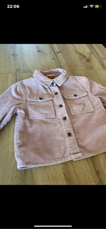 Veste en jeans rose