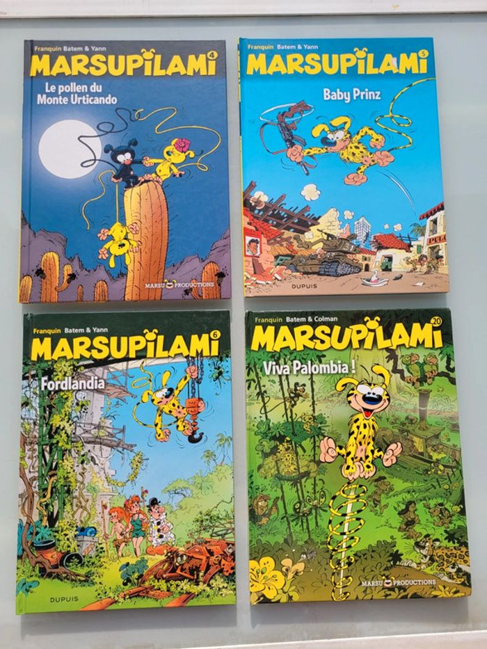 4 BD Marsupilami : Tomes 4, 5, 6 et 20