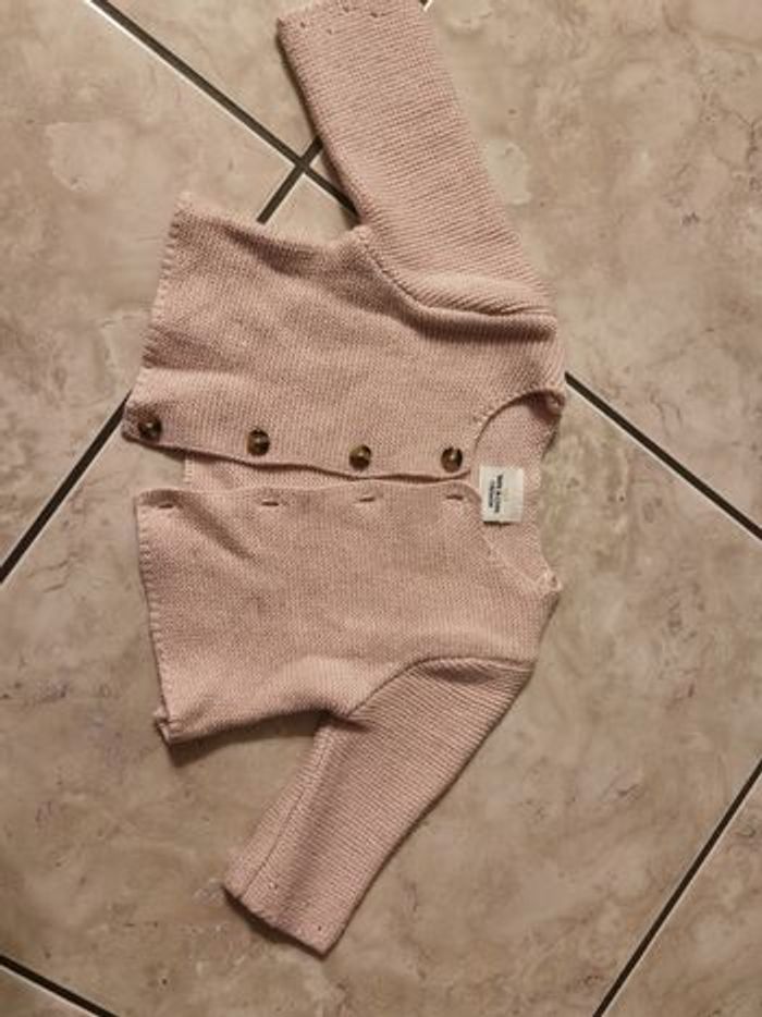 Gilet rose pailleté