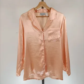 Chemise satinée rose poudré - Chuchotements - Taille 38/40 - A046