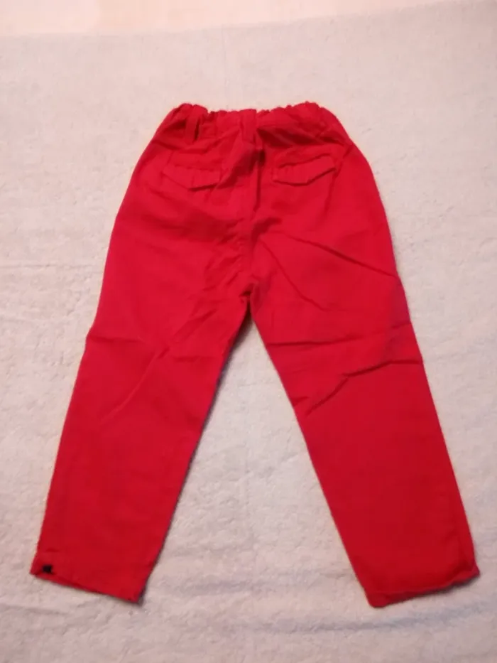 Pantalon rouge 18-24 mois Obaïbi (réf perso H4)(familleac72) - photo numéro 2