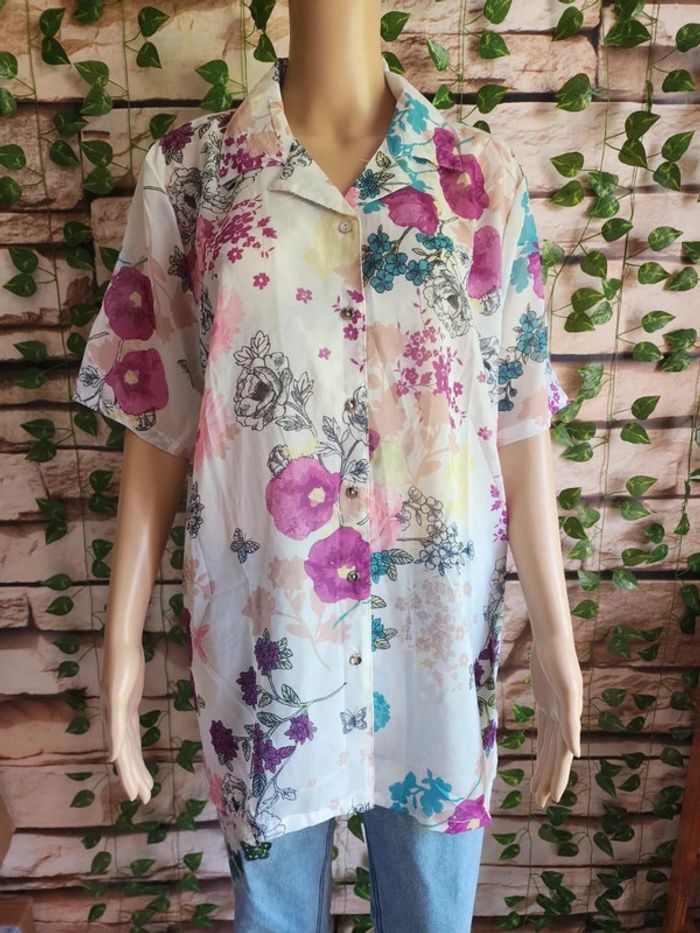 🌸Blouse/Chemisette Gabriella Vicenza Neuve Taille 46/48🌸