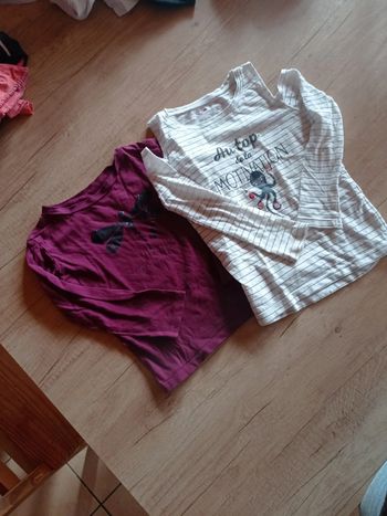 Deux tee-shirts manches longues