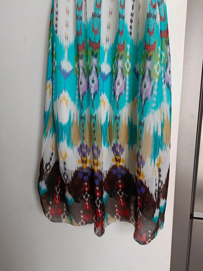 Robe Desigual Taille 36, Multicouleur, Coupe évasée Longueur Genou, Très Bon état