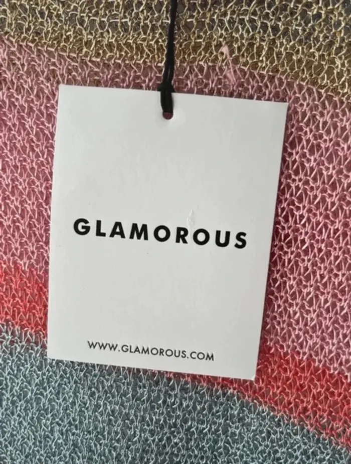 🌈 Magnifique pull court multicolore - Glamorous T/S-M 🌈 - photo numéro 7