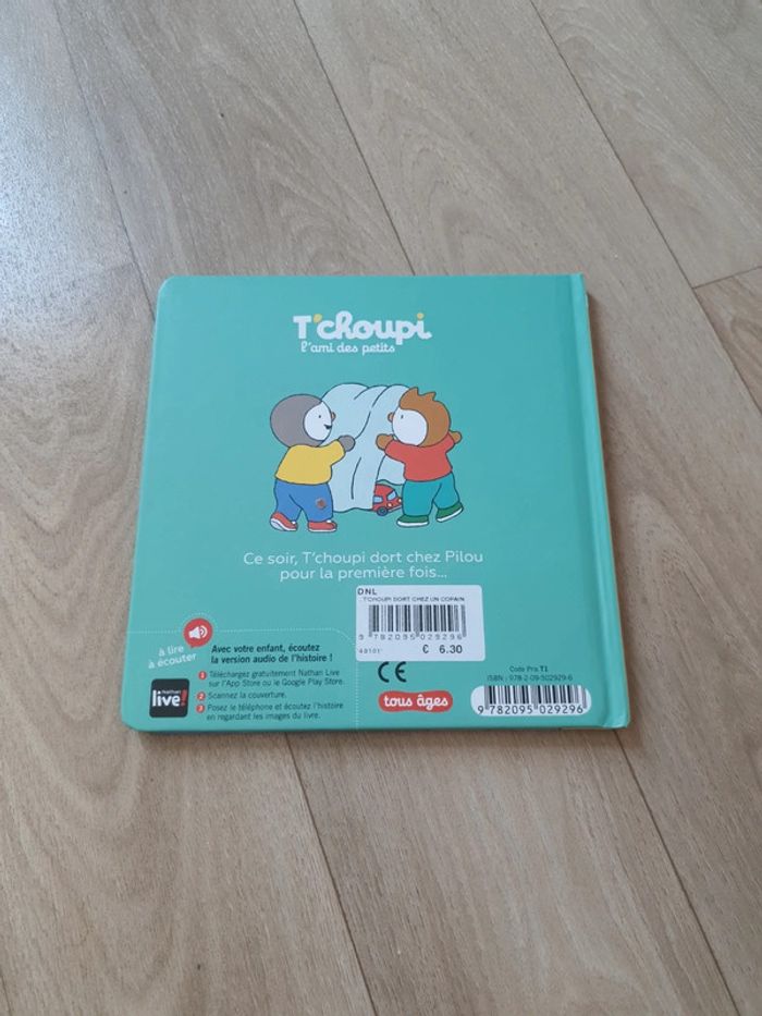 Livre Tchoupi dort chez un copain - photo numéro 2