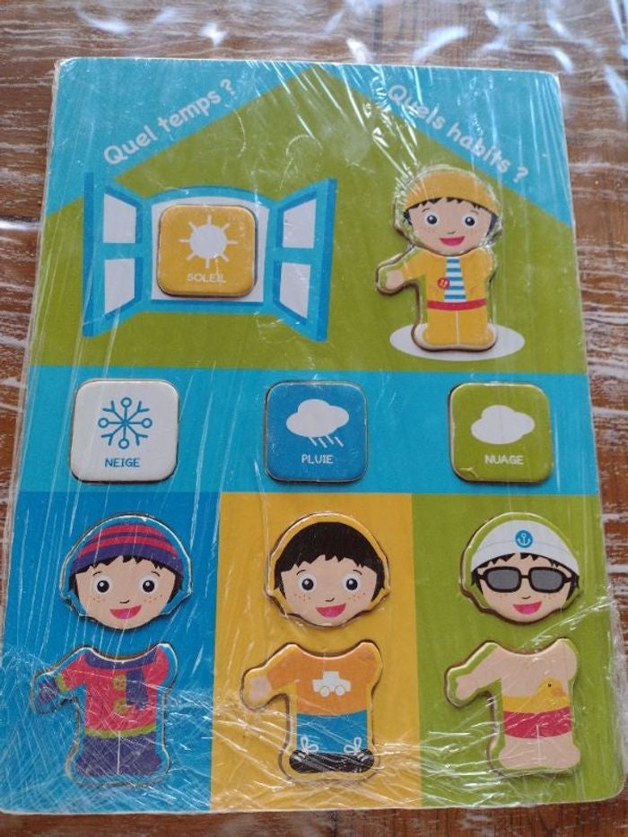 Jeu en bois quel temps,quels habits