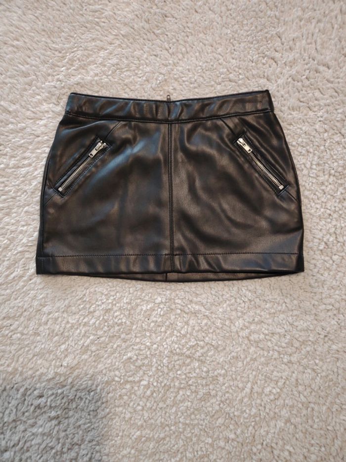 Jupe effet cuir