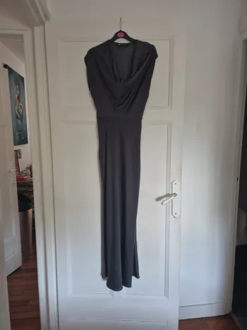 Longue robe zara grise