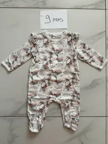 Pyjama coton petit béguin 9 mois