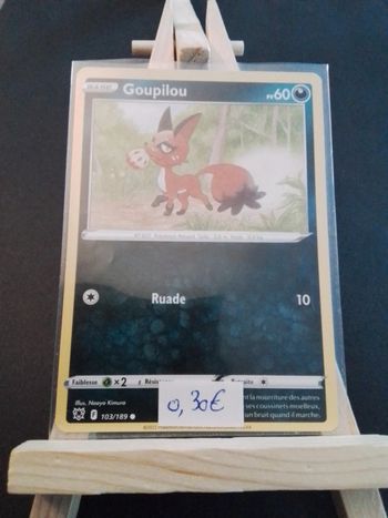 Carte Pokémon Goupilou 103/189