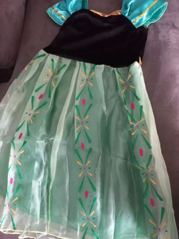 Robe déguisement Anna reine des neiges 6 ans - photo numéro 3