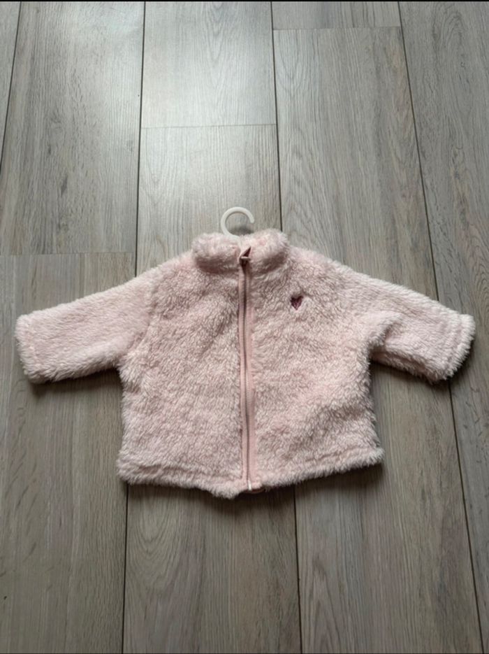 Veste polaire rose